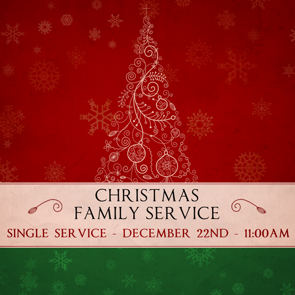 Sunday Christmas Service – 11 AM – Valley Christian Center